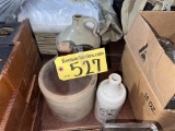 LOT OF 3-ASSORTED SIZE CROCKS
