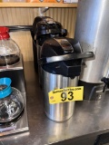 BID PRICE X 3 - (3) COFFEE AIR POTS
