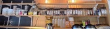 LOT OF ASSORTED SEASONING & COOKING PRODUCTS ON 2-SHELVES