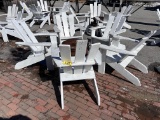 BID PRICE X 5 - (5) ADIRONDACK CHAIRS W/ FIRE PIT