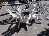BID PRICE X 5 - (5) ADIRONDACK CHAIRS W/ FIRE PIT