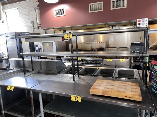 2-SHELF S/S RISER, 7'W X 12"D X 31"H