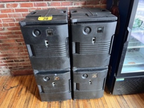 BID PRICE X 4 - (4) CAMBRO INSULATED FRONT LOADING HOT BOXES