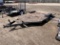 HOMEMADE S/A FLATBED UTILITY TRAILER, BLACK, VIN: UNKNOWN