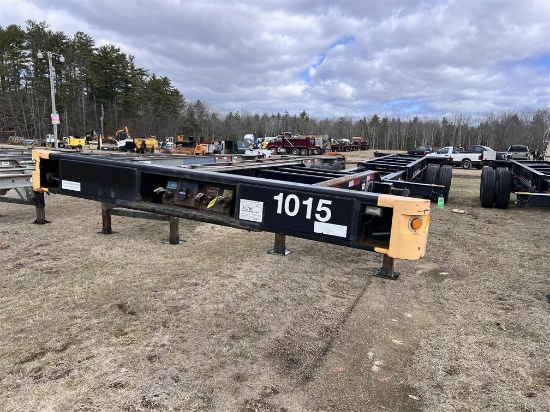 2019 CIMC 41' HYDRAULIC T/A INTERMODAL CONTAINER TRAILER, AIRSLIDE, MODEL: SZJ9344TJZ54