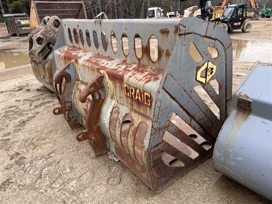 CRAIG CB 8' LOADER SKELETON ROCK BUCKET