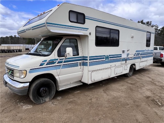 1994 FORD E350 WINNEBAGO MINNIE WINNIE MOTOR HOME, 66,292 MILES, VIN: 1FDKE30G1RHA38064
