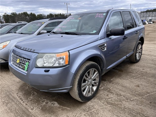 2009 LAND ROVER LR2 HSE SUV, 168,836 MILES, VIN: SALFR24NX9H138606, AUTO, 3.2L STRAIGHT 6, LEATHER