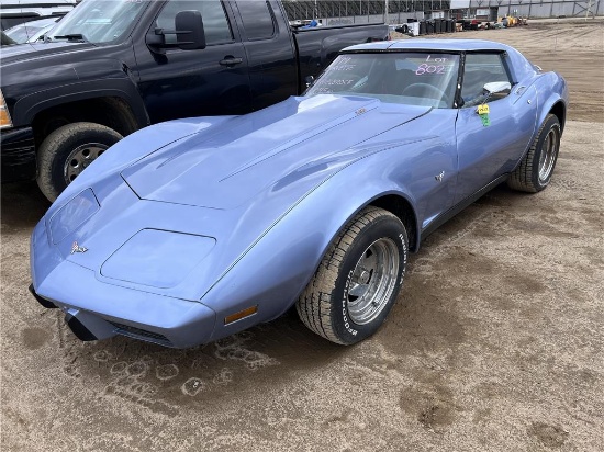1977 CHEVROLET CORVETTE COUPE, L-82, 350 V8, 48,045 MILES, VIN: 1Z37L7S400232