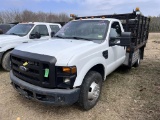 2009 FORD F350 XL SUPER DUTY RACK BODY TRUCK, SINGLE CAB, 205,342 MILES, VIN: 1FDWF36589EA76901