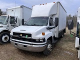 2005 CHEVROLET C4500 4X2 BOX TRUCK, 6.6L V8 DURAMAX DIESEL, 195,405 MILES, VIN: 1GBE4V1245F514028