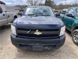 2008 CHEVROLET SILVERADO 4X4 REG CAB PICKUP, 4.8L VORTEC V8, 205,883 MILES, VIN: 1GCEK14C88E158773