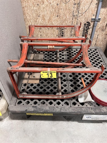 BID PRICE X 2 - (2) BARREL CARTS