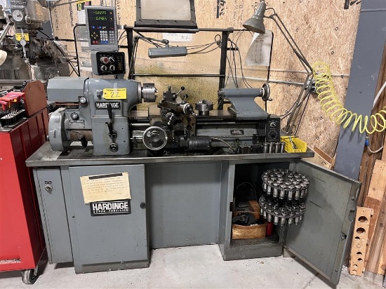 HARDINGE SUPER-PRECISION HLV-H 11" X 18" TOOL ROOM LATHE