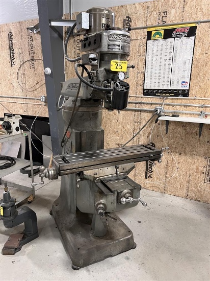 BRIDGEPORT VERTICAL MILLING MACHINE S/N: 146602