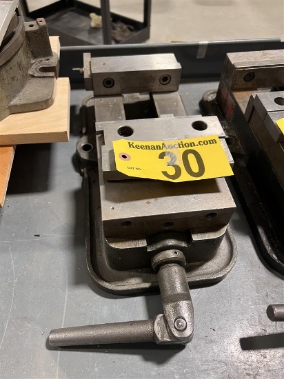 ERON LOCK-TIGHT MODEL LT60 MACHINE VISE, 2-EXTRA JAWS