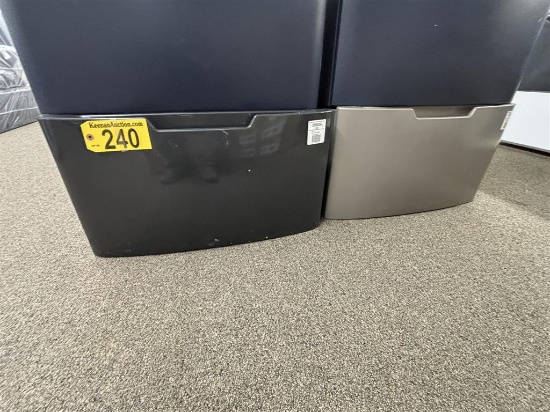 BID PRICE X 2 - (2) GE LAUNDRY RISERS, SLATE & LIGHT GRAY | Computers ...