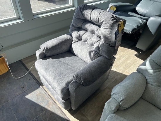 BEST HOME FURNISHINGS SONDRA SPACE SAVER ROCKER RECLINER, RETAIL $480