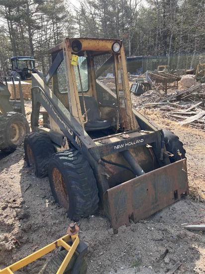 NEW HOLLAND L553 SKID STEER, REBUILT KUBOTA 4CYL. DIESEL