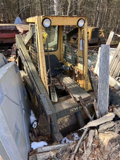 NEW HOLLAND L555 DELUXE SKID STEER, KUBOTA 4CYL. DIESEL