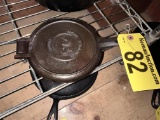 ROME CAST IRON WAFFLE IRON