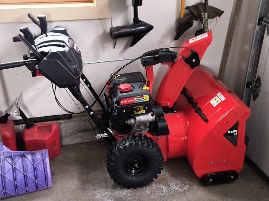 2014 CRAFTSMAN SELECT 26 GAS SNOW BLOWER, ELECTRIC START
