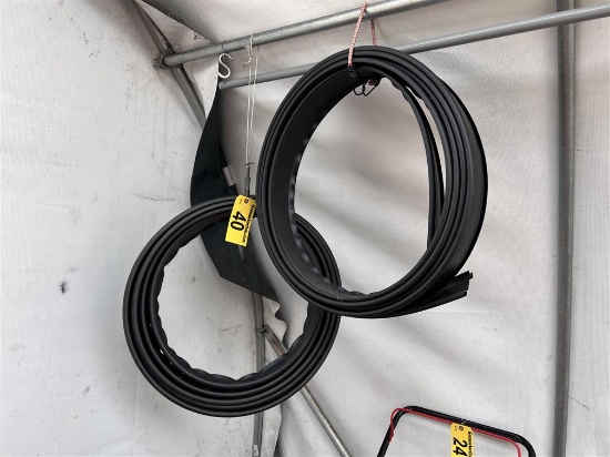 BID PRICE X 2 - (2) ROLLS OF RUBBER LANDSCAPE EDGING