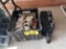 LOT: 5-CERAMIC TEA POTS, MISC., 7-FLIGHT BOARDS