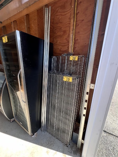 ULINE 48"W X 24" X 86”H WIRE KITCHEN STORAGE RACK, 5-SHELF