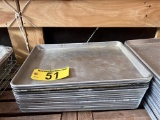 BID PRICE X 15 - (15)  HALF SIZE ALUMINUM SHEET PANS