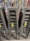 BID PRICE X 8 - (8) METAL FRAME BAR STOOLS