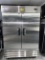 AVANTCO MODEL 178A49RHC S/S 2-DOOR REFRIGERATOR