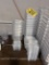 LOT OF 21-PLASTIC FOOD STORAGE BINS W/ LIDS