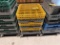LOT: 3-GLASH DISH RACKS W/ DISH DOLLY, 16-SLOT