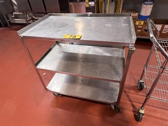 LAKESIDE MODEL 444 S/S 3-SHELF CART