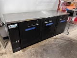 AVANTCO MODEL 178UBB4HC 3-DOOR BACK BAR BOTTLE COOLER