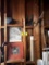 MISC. LOT: 2-ASSORTED PRINTS, ASSORTED GARDEN TOOLS, FUEL TANK