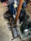 LOT: FOLDING 2-WHEEL DOLLY, COSCO STEP STOOL, 4-WHEEL DOLLY