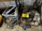 ASSORTED ELECTRICAL CORDS, WIRES, POWER STRIPS