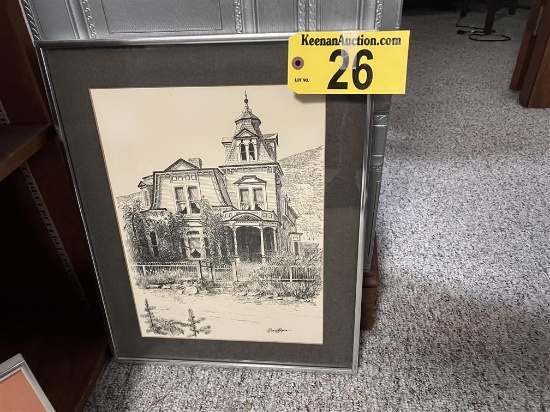 MAXWELL HOUSE AT GEORGETOWN COLORADO FRAMED PRINT BY GHYON