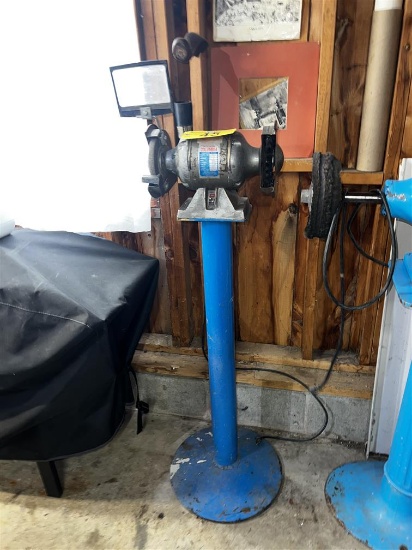 COLUMBIA PEDESTAL GRINDER, MODEL 7310, 6", 1/2HP