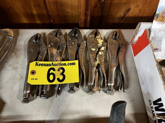 BID PRICE X 5 - (5) VISE GRIPS