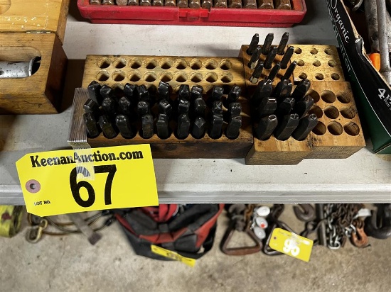 LOT OF 3-NUMBER & LETTER PUNCHES