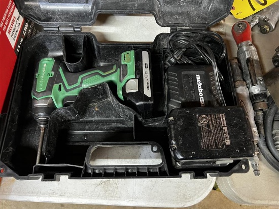 METOBO CORDLESS 18V IMPACT DRIVER, MODEL WH18DDX, W/ 2-BATTERIES & 1-CHARGER