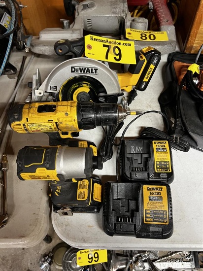DEWALT 20V CORDLESS TOOL SET