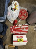 MISC. LOT: IGLOO PLAYMATE COOLER, GLOBE KEROSENE LANTERN,