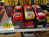 BID PRICE X 3 - (3) NASCAR DIE CAST COLLECTIBLES: