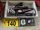 LOT: MAC TOOLS 1998 FORD HAULER, 1:64 SCALE, & NASCAR DIE CAST COLLECTIBLE CAR