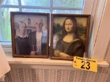 LOT OF 2-FRAMED PRINTS, 8