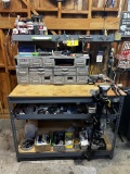 CUSTOM WORK BENCH & CONTENTS: